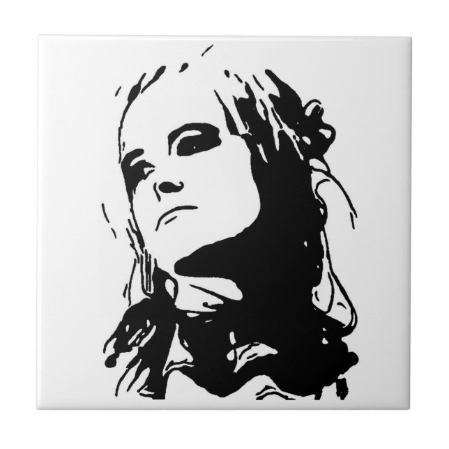 Unamused Ceramic Tile (Front)