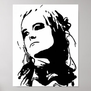 Unamused Girl Poster
