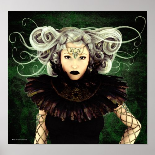 Unamused Gothic Artwork Poster