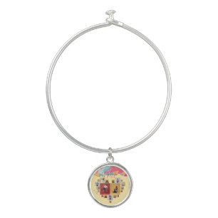 Unapologetic Personalized Feminine Photo Collage Bangle Bracelet
