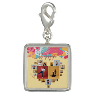 Unapologetic Personalized Feminine Photo Collage Charm
