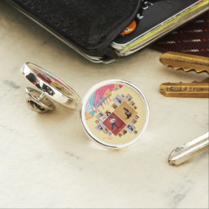 Unapologetic Personalized Feminine Photo Collage Lapel Pin