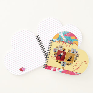 Unapologetic Personalized Feminine Photo Collage Notebook
