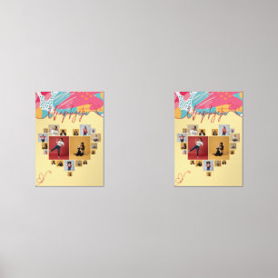 Unapologetic Personalized Feminine Photo Collage Wall Art Sets