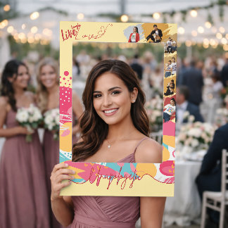 Unapologetic Personalized Live Laugh Love Selfie Frame