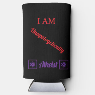 Unapologetically Atheist T-Shirt Seltzer Can Cooler