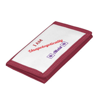 Unapologetically Atheist T-Shirt Trifold Wallet