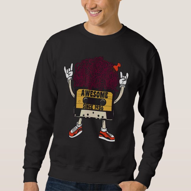 Unapologetically black awesome since 1936 african  sweatshirt (Front)