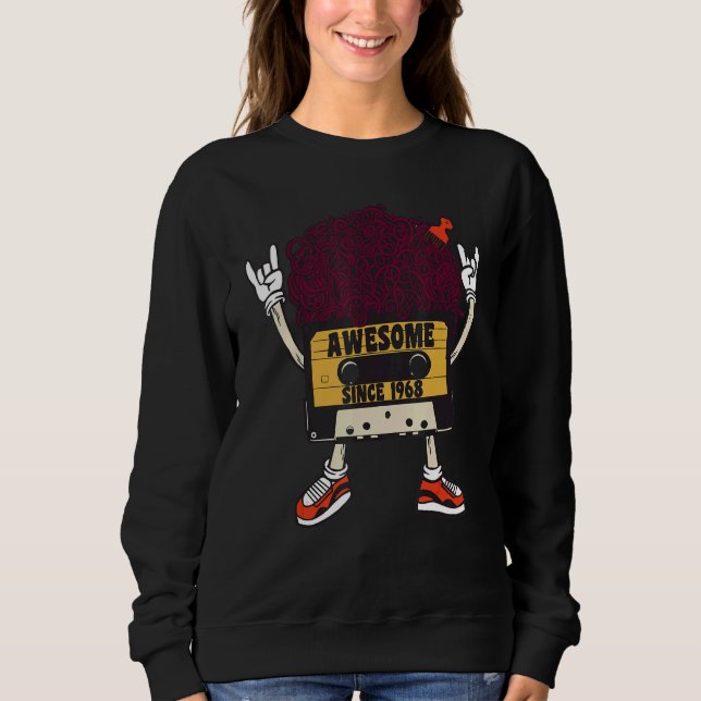 Unapologetically black awesome since 1968 african  sweatshirt (Front)