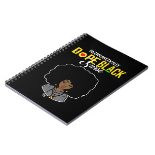 Unapologetically Dope Black Nurse Notebook