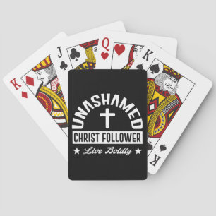 Unashamed Christ Follower Poker Cards