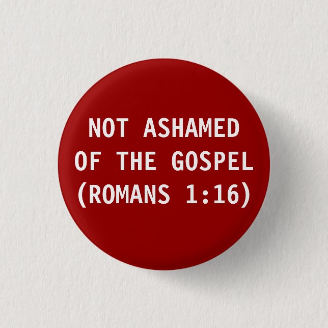Unashamed Pinback Button (Front)