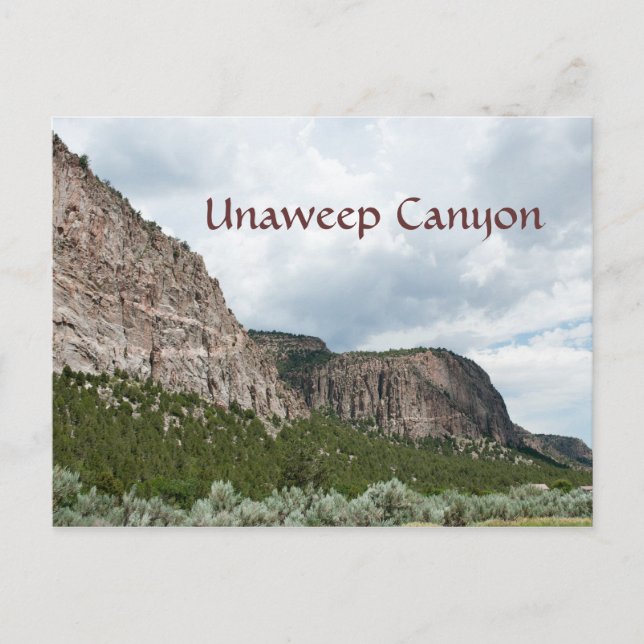 Unaweep Canyon Postcard (Front)