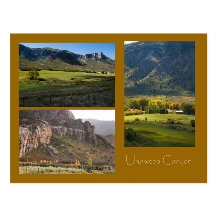 Unaweep Canyon Postcards