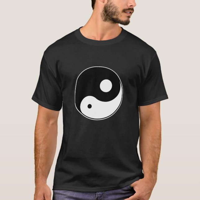 Unbalanced YIN-YANG for dark colors T-Shirt (Front)