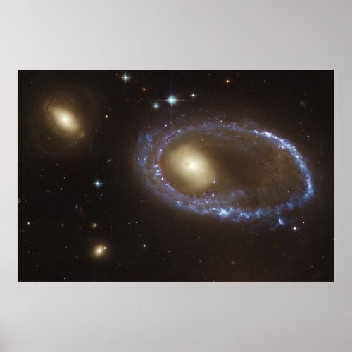 Unbarred Lenticular Ring Galaxy AM 0644_741 Poster