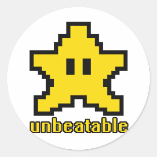 Unbeatable Classic Round Sticker