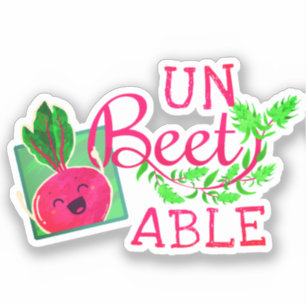 Unbeetable - Punny Garden Sticker