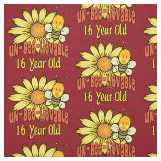 Unbelievable 16th Birthday Gifts Fabric