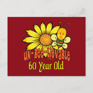 Unbelievable 60th Birthday Gift Postcard