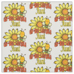 Unbelievable Aunt Sunflower and Bees Fabric