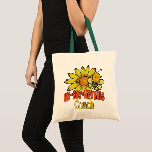Unbelievable Coach Sunflowers and Bees Tote Bag