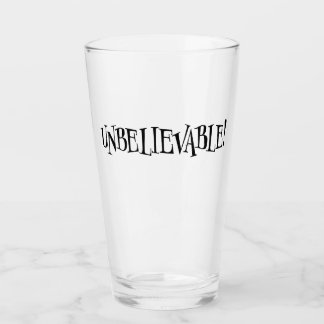 Unbelievable! Funny Bartender Gift Glass