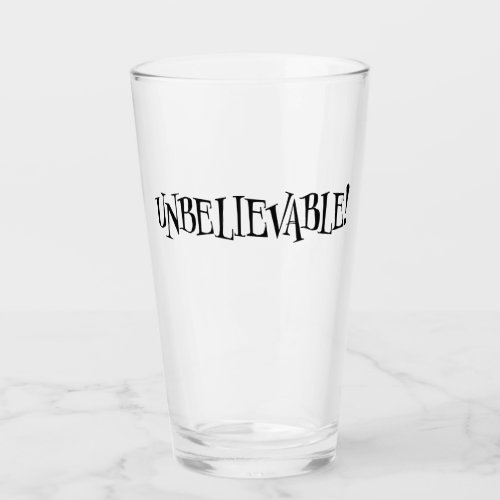 Unbelievable Funny Bartender Gift Glass