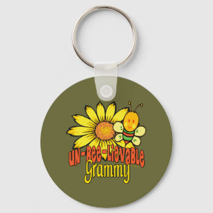 Unbelievable Grammy Sunflowers Keychain
