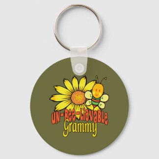 Unbelievable Grammy Sunflowers Keychain