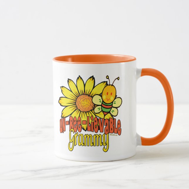 Unbelievable Grammy Sunflowers Mug (Right)