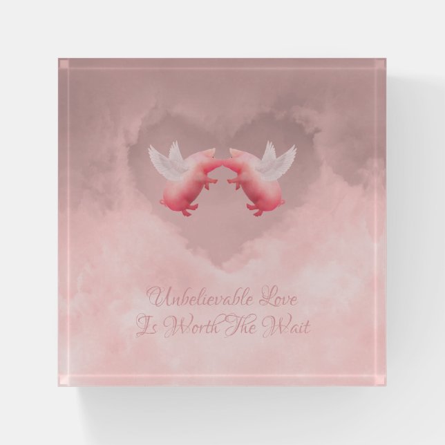 Unbelievable Love Paperweight (Front)
