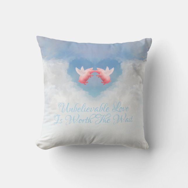 Unbelievable Love Throw Pillow (Front)