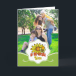 Unbelievable Mema Sunflowers Card<br><div class="desc">The world's most unbelievable Mema sunflowers, bumble bees, and text gift ideas in pretty, bold, bright colors of orange, green, red, and yellow. Great birthday, holiday or special occasion gifts for grandmas. Cute, sweet and whimsical, these fun feminine gifts will make her smile. Tags: "bright green red yellow orange", "colorful...</div>