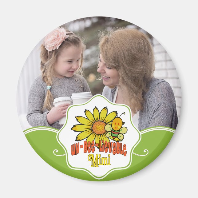 Unbelievable Mimi Sunflowers Magnet (Front)