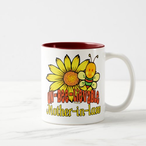 Unbelievable Mother_in_law Sunflowers Two_Tone Coffee Mug