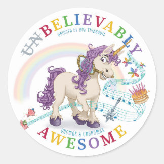 Unbelievably Awesome Unicorn Sticker
