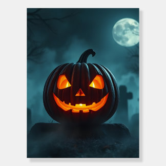 Unbelievably Realistic Haunted Pumpkin Art 🎃 Foam Board