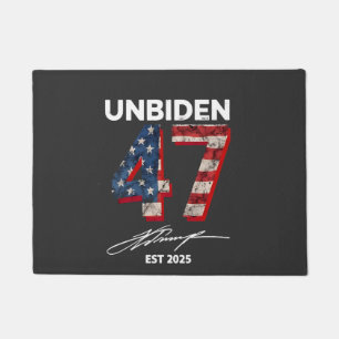 Unbiden 47 Trump Est. 2025 4th Of July Doormat