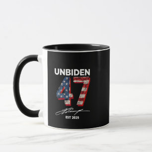 Unbiden 47 Trump Est. 2025 4th Of July Mug
