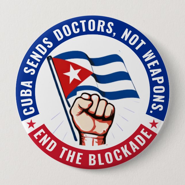Unblock Cuba Button (Front)