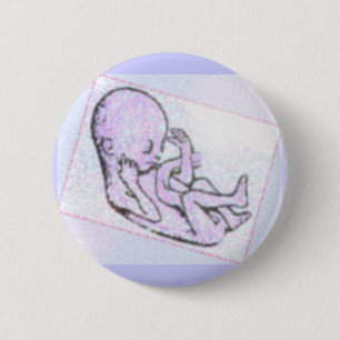 unborn babe pinback button