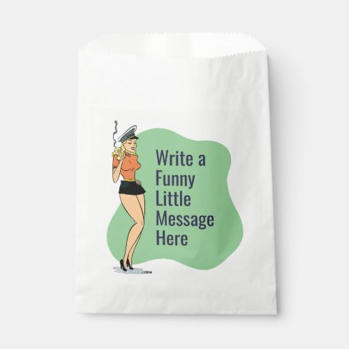 Unbothered Attitude A Retro Chic Pinup Favor Bag