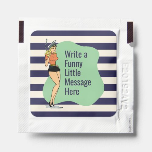 Unbothered Attitude A Retro Chic Pinup Hand Sanitizer Packet