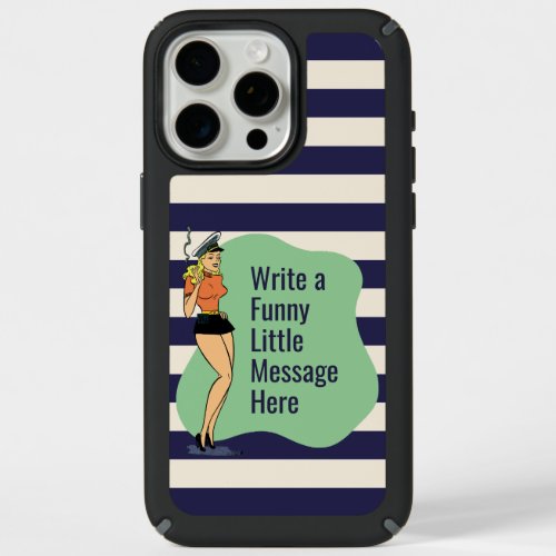Unbothered Attitude A Retro Chic Pinup iPhone 15 Pro Max Case