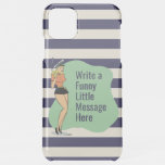 Unbothered Attitude: A Retro Chic Pinup iPhone 11 Pro Max Case