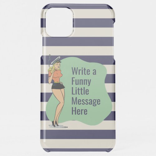 Unbothered Attitude A Retro Chic Pinup iPhone 11 Pro Max Case