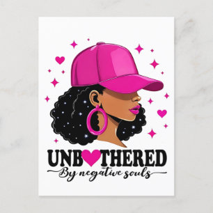 Unbothered by Negavitve Souls Juneteenth Black Invitation Postcard