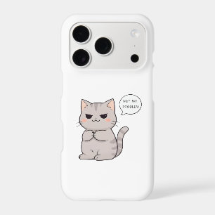 Unbothered Cat "Not My Problem" Funny Design iPhone 17 Pro Case