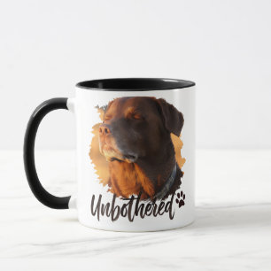 Unbothered Golden Hour Dog – Premium Minimalist Mug
